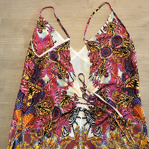 Free People Intimately Floral Maxi Lounge Dress - Size Medium - Picture 6 of 12
